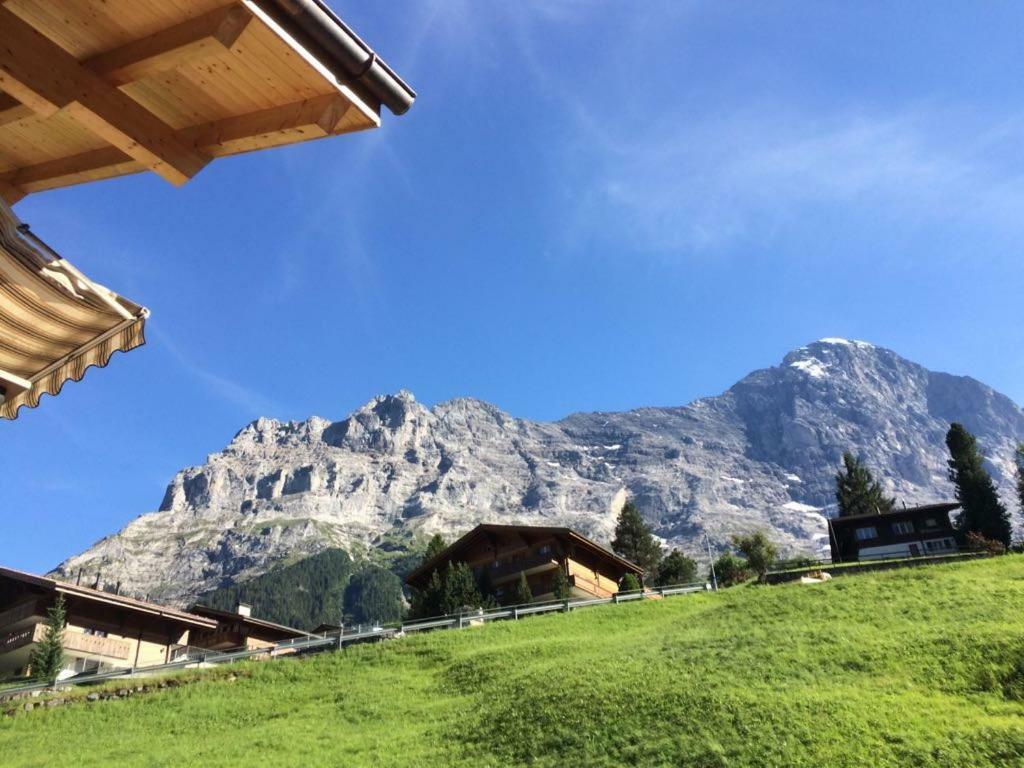 グリンデルヴァルトWetterhorn, Eiger, Jungfrau, Amazing!アパートメント エクステリア 写真